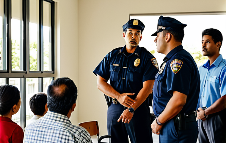 집단 거주에서의 안전한 주거 환경 조성 - Community Safety Meeting**

"A group of fully clothed condominium residents attending a community sa...