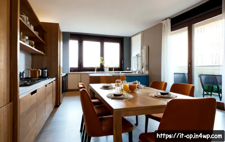 Home 15 효율적인 집단 거주 공간 설계 팁 - Photorealistic wide-angle interior of a thoughtfully designed Italian co-living apartment in Milan, ...